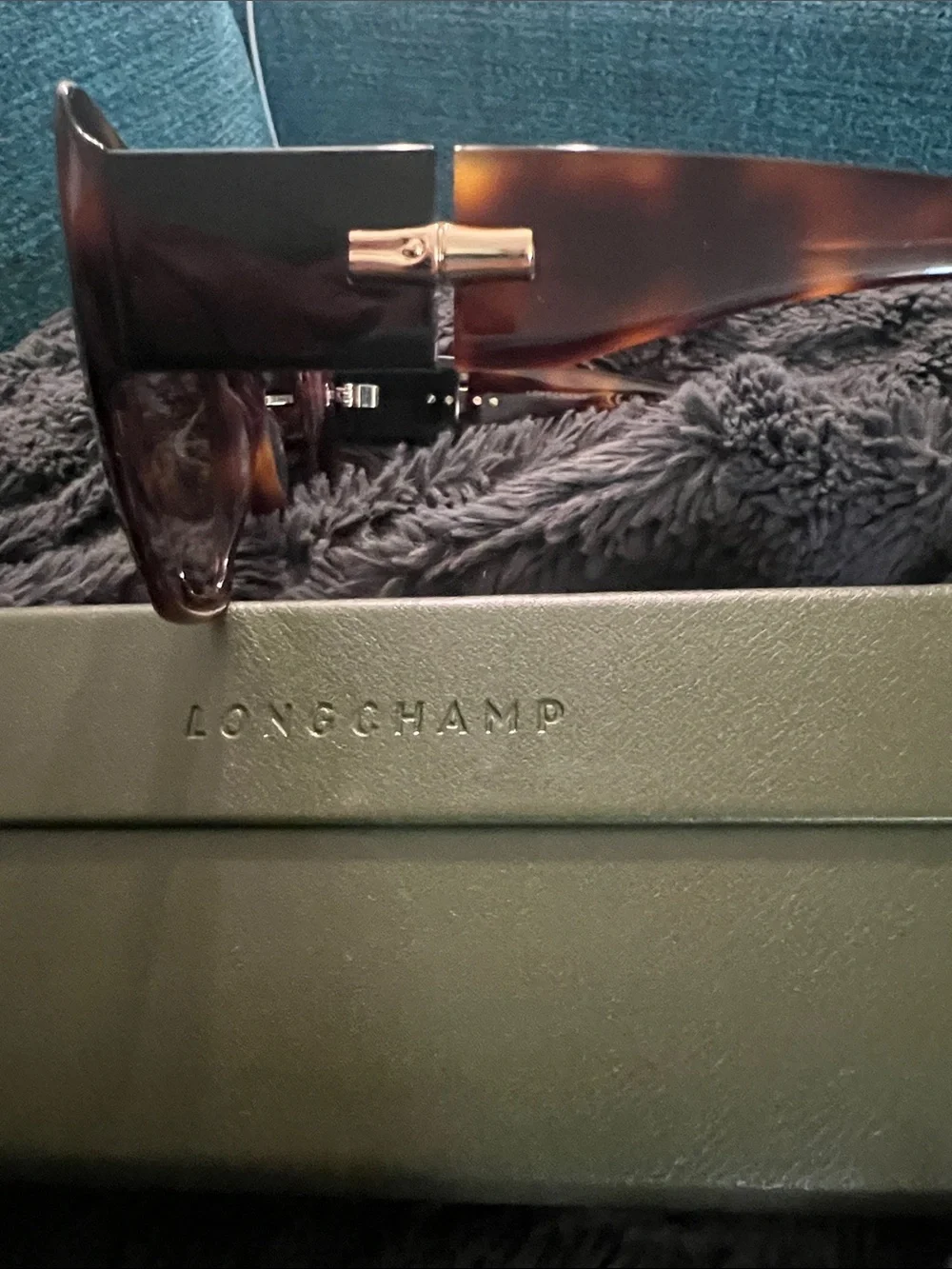 Oversized Tortoiseshell Sunglasses - Longchamp luxury full inclusion